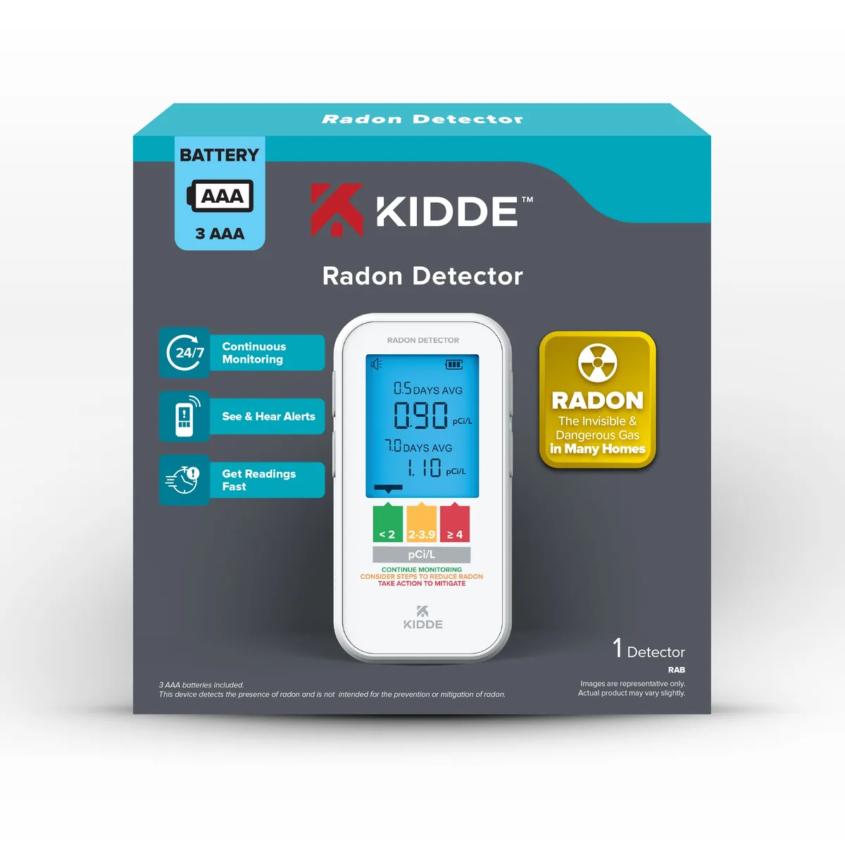 Kidde Radon Detector (RAB), photo 2 of 5
