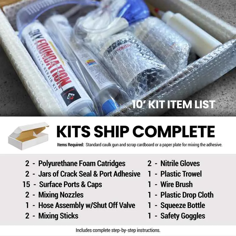 RadonSeal DIY Foundation Crack Repair Kit, Urethane, photo 2 of 2